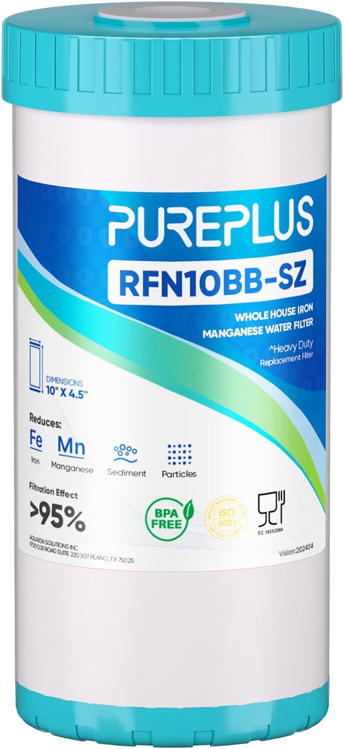 PUREPLUS RFN10BB-SZ Iron & Manganese Cartridge (10″×4.5″)