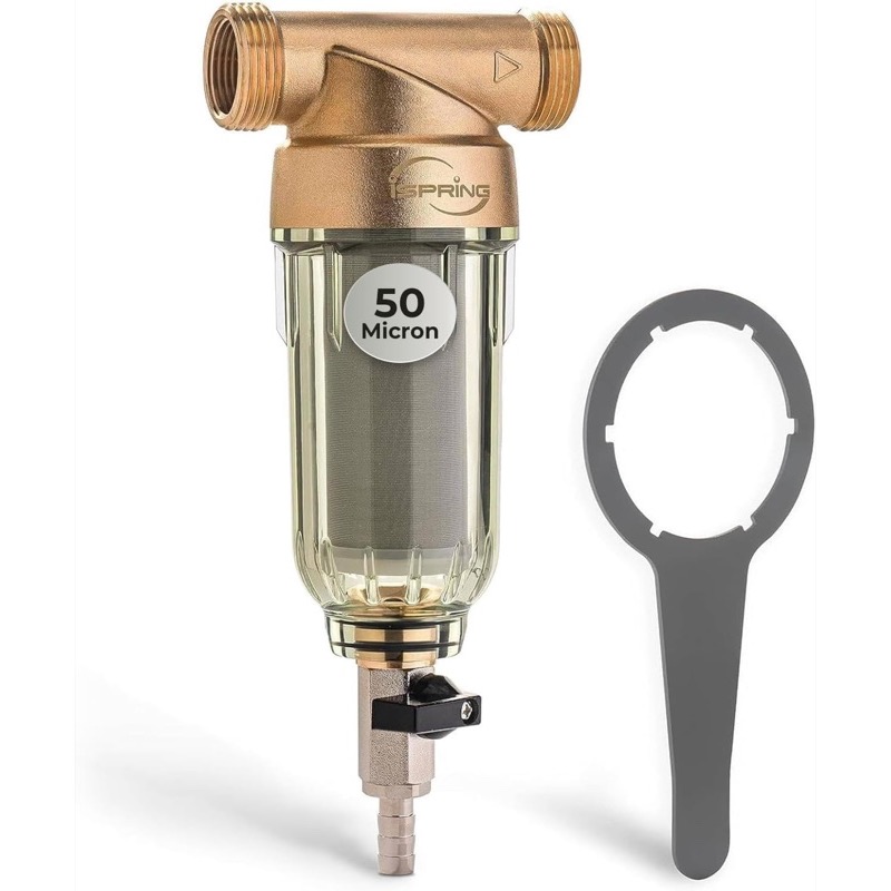 iSpring WSP-50 Reusable Spin-Down Sediment Filter (50 Micron)
