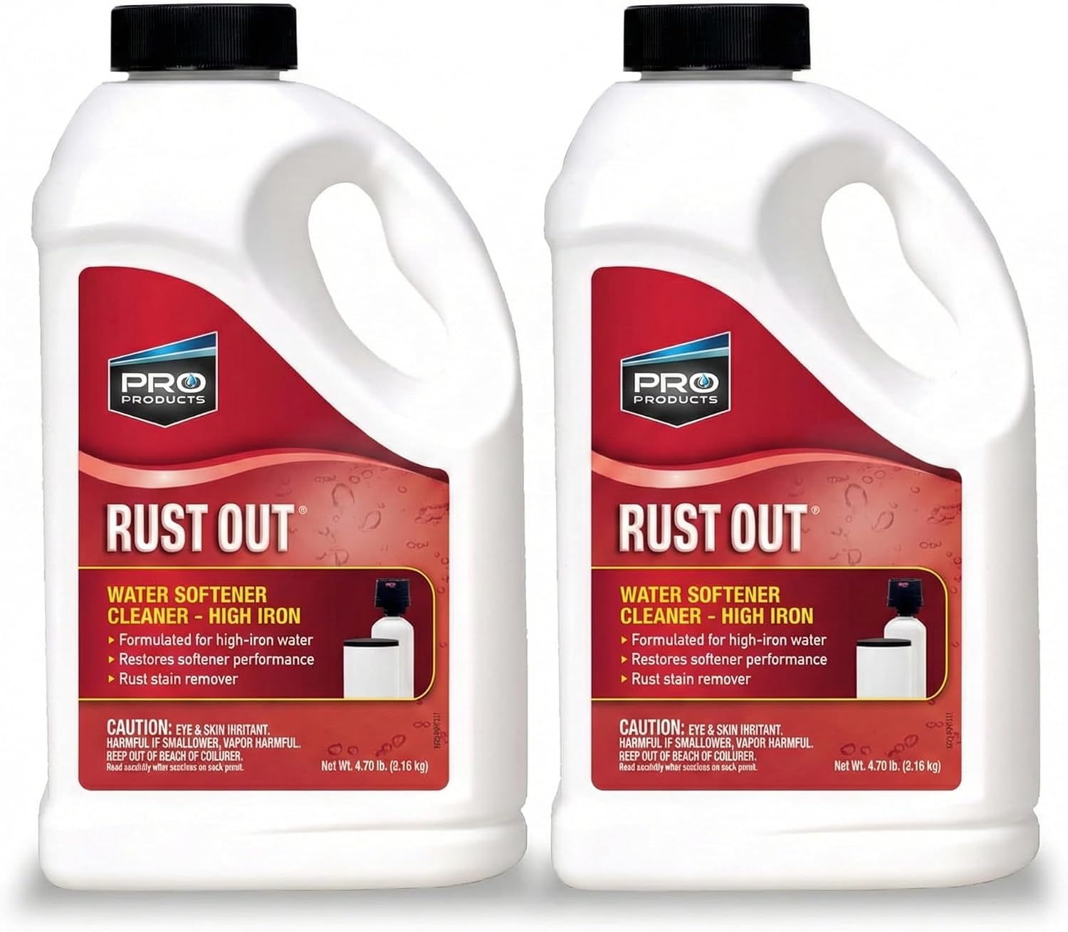 Pro Products Rust Out RO65N Softener Resin Cleaner (2-Pack, 4.75 lb each)